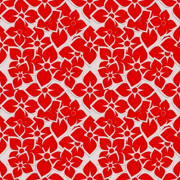 Seamless Background Red Color Regular Abstract Pattern Regular Texture Design — Stock Photo, Image