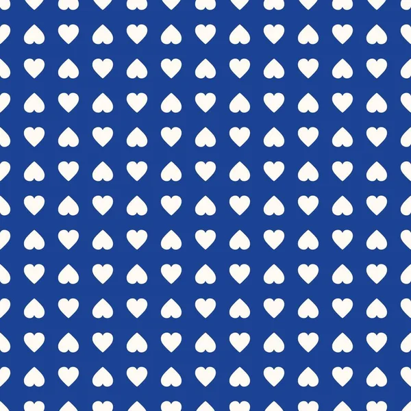 Blue and white seamless background with heart. Heart as a seamless texture for printing. Repeating abstract pattern with heart shape