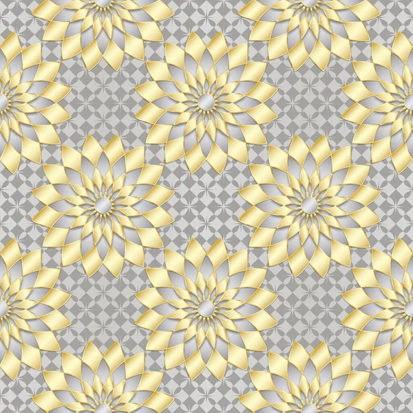 Floral Nahtlosen Hintergrund Mehrfarbige Textur Mit Abstrakten Blumenmustern Wiederholtes Design — Stockfoto