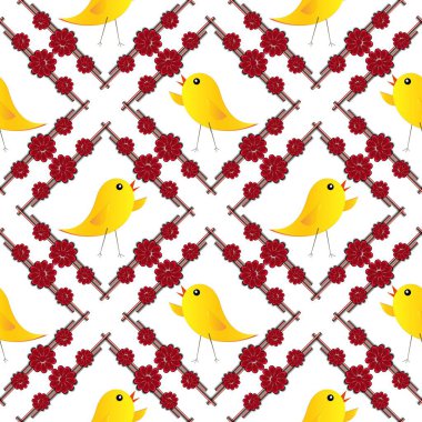 Tavuk ile sorunsuz arka plan