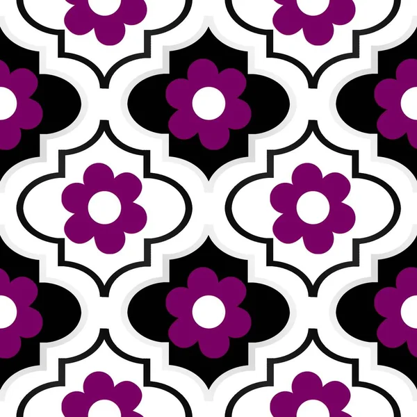 Virágos Zökkenőmentes Háttér Multicolor Textúra Absztrakt Virágmintával Ismételt Tervezés — Stock Fotó