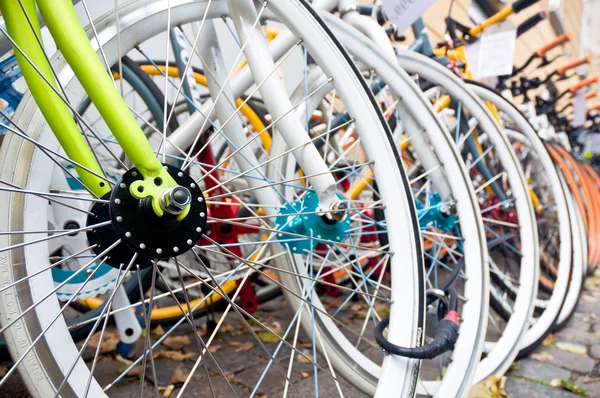 Montón de bicicletas — Foto de Stock