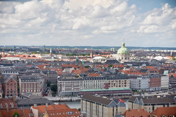 Kopenhagen van bovenaf — Stockfoto