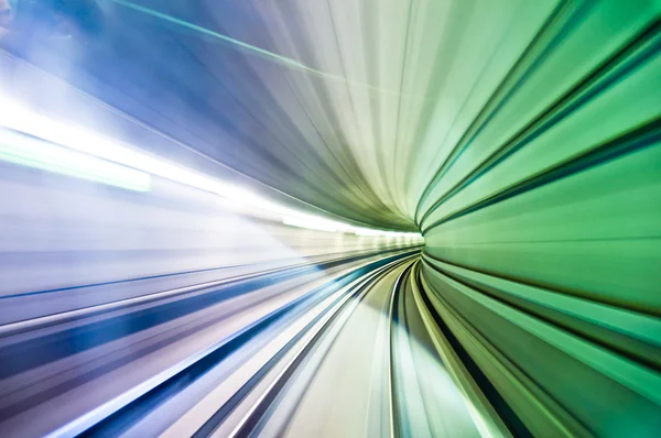 Absztrakt színes metró alagút blur — Stock Fotó