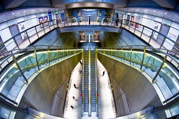 Futuristic metro station — Stock Photo, Image