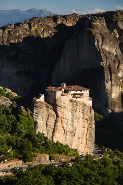 Meteora monasteries, Greece, in the evening light — Stock Photo, Image