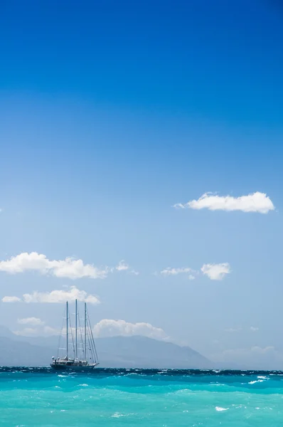 Sailship πλεύσης των θαλασσών — Φωτογραφία Αρχείου