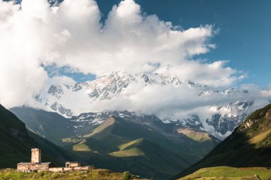 Gürcistan'daki Svaneti Köyü