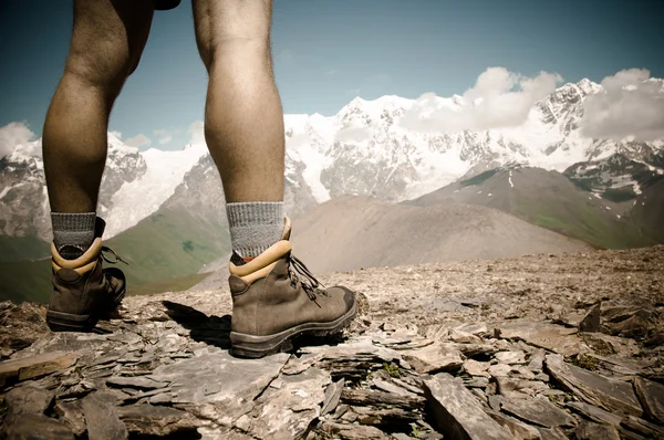 Hiker's boots — Stock Photo, Image