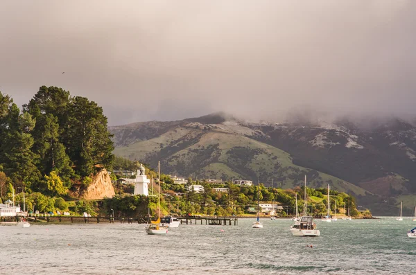 Staden av Akaroa, Nya Zeeland — Stockfoto