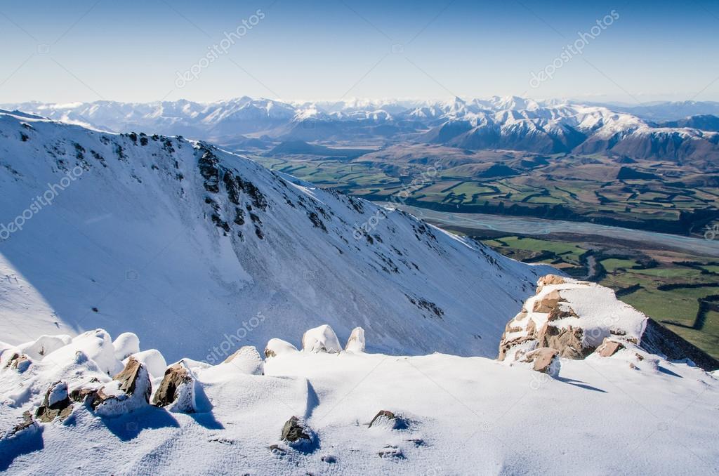 New Zealand Mountains In Winter Stock Photo C Mdurinik New Zealand Mountains In Winter Stock Photo C Mdurinik