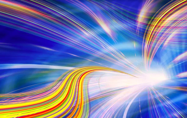 Otoban yolu tüneli soyut hız hareket