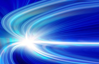 Otoban yolu tüneli soyut hız hareket