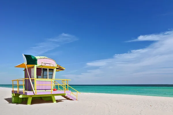 Miami beach florida, cankurtaran ev — Stok fotoğraf