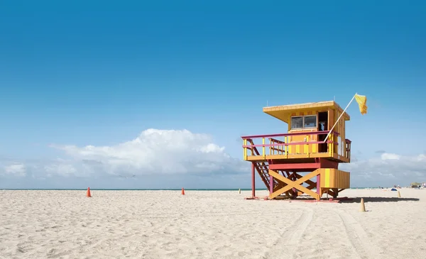 Miami Beach Florida, lifeguard house — Stock Photo, Image