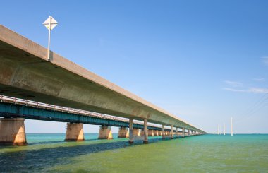 Köprü sonsuza kadar gidiyor. yedi mil köprü florida Keys