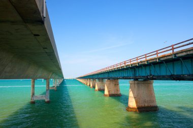 Köprü sonsuza kadar gidiyor. yedi mil köprü florida Keys