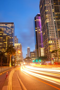 Şehir miami florida, trafik ile şehir merkezine hareket