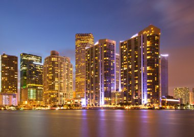 şehir şehir miami florida renkli Panoraması