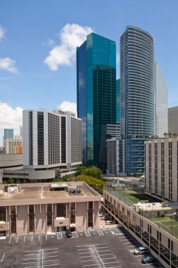 şehir şehir miami florida renkli Panoraması