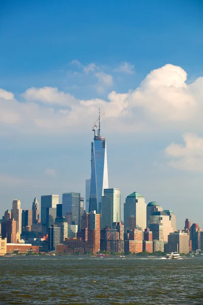 New York City, USA colorful skyline panorama — Stock Photo, Image