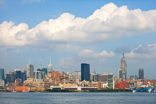 New York City, USA colorful skyline panorama — Stock Photo, Image