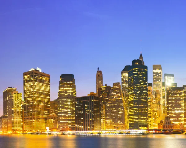 New york city usa downtown byggnader — Stockfoto