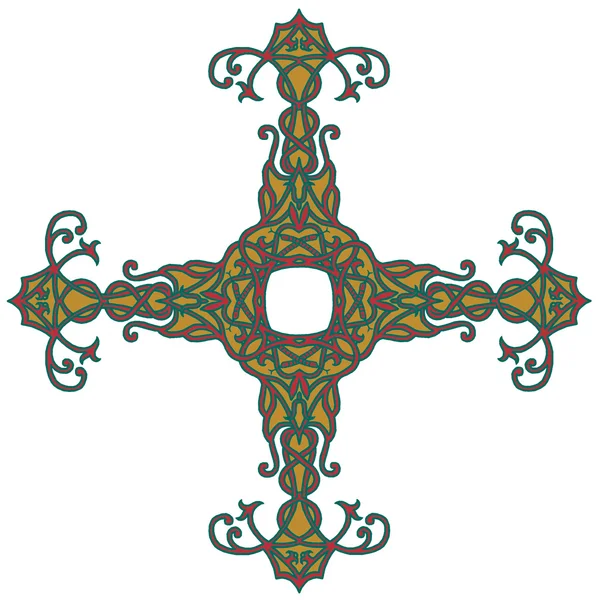 Ornamento crociato celtico — Foto Stock