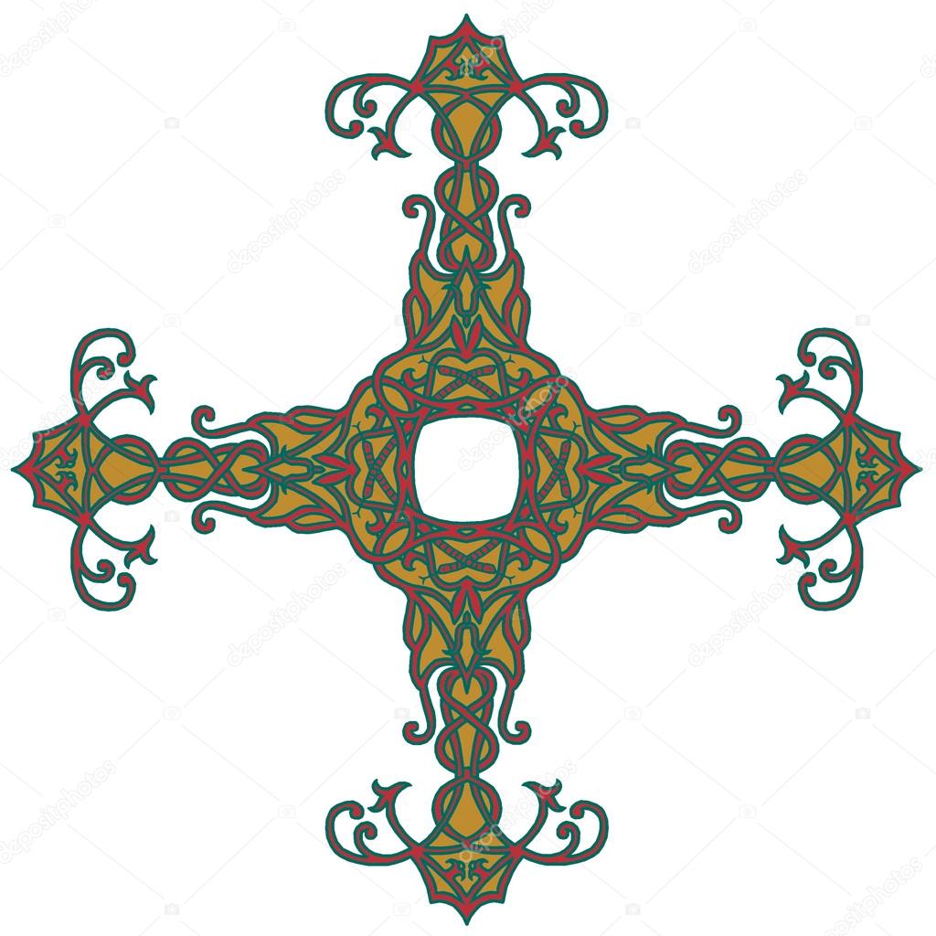 Celtic cross ornament