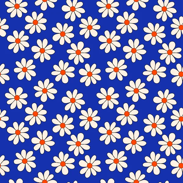 Seamless flower pattern — Stock Vector