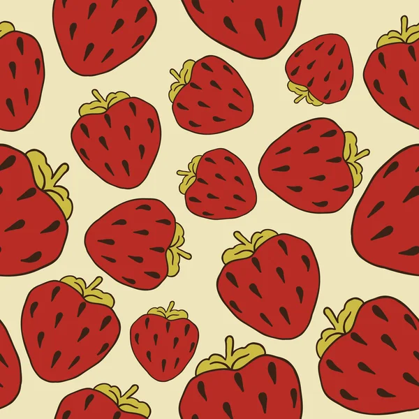 Modèle de fraise — Image vectorielle