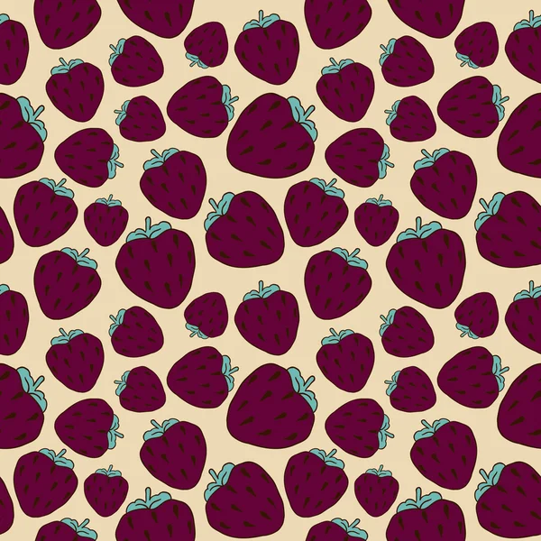 Modèle de fraise — Image vectorielle