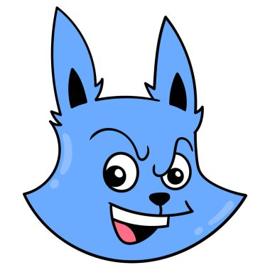 Gelinciğin başı kibirli, karalama ikonu gibi görünüyor.