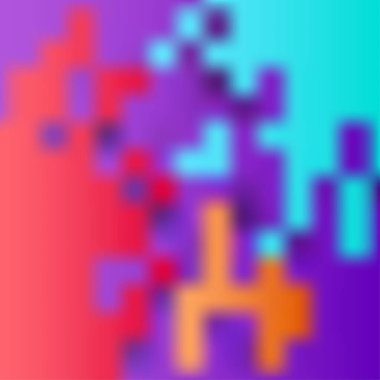 Bulanık mozaik arkaplan gradyan örgüsü