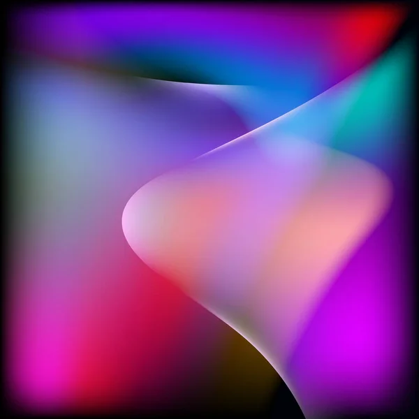 Meshing Rainbow Flow Art Vector Illustration Background — ストックベクタ