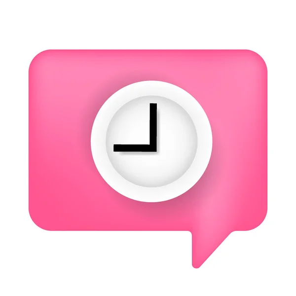 Bubble Message Time Reload List Symbol Design Vector Illustratiom — стоковый вектор