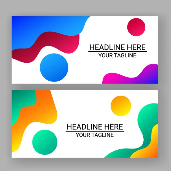 Headline Abstract Background Annual Report Template Template Poster Brochure Backgrounds — Stock Vector