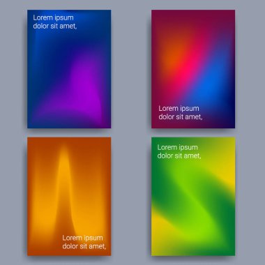 bahar zamanı sıvı dalga poster şablonu. Poster, broşür, arkaplan vs. için şablon