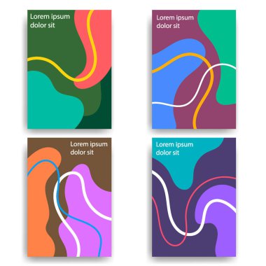 simple modern brochure cover set custom modification for print template. template for poster,brochure,backgrounds cover etc