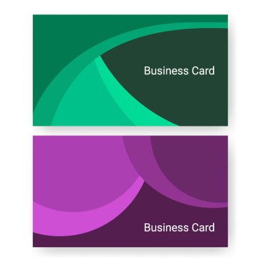 business card name template set wave design. template for poster,brochure,backgrounds cover etc