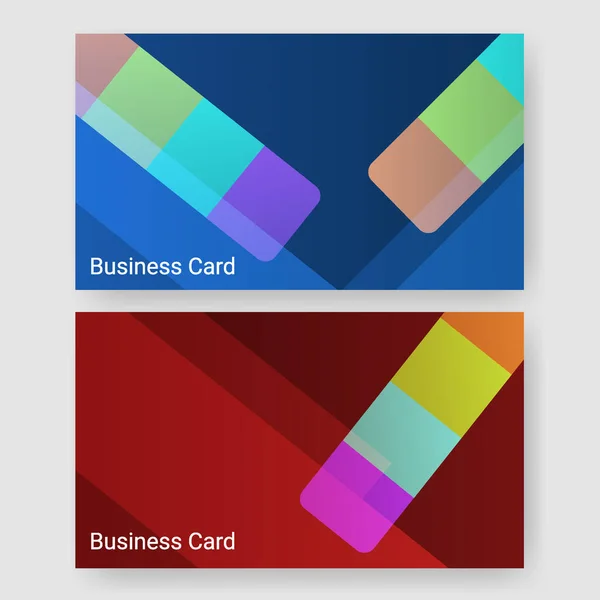 Business Card Name Template Set Patches Pattern Template Poster Brochure — 图库矢量图片