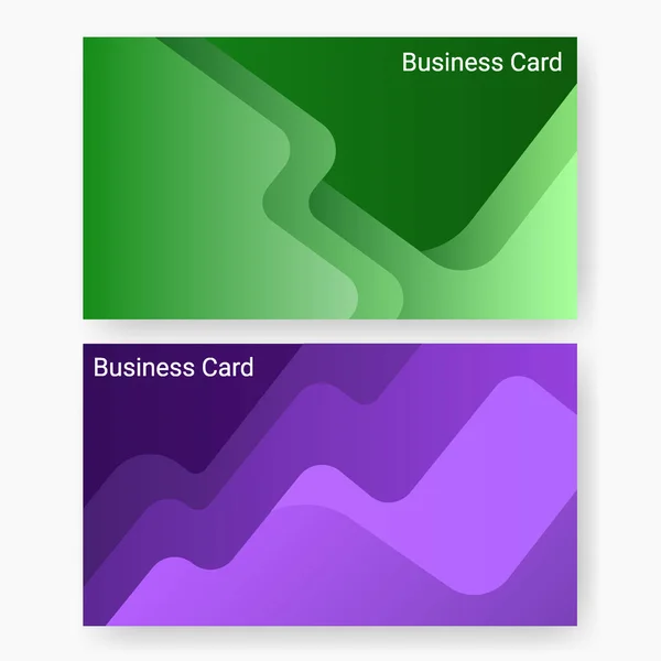 Business Card Name Template Elegant Textures Set Template Poster Brochure — Stock vektor