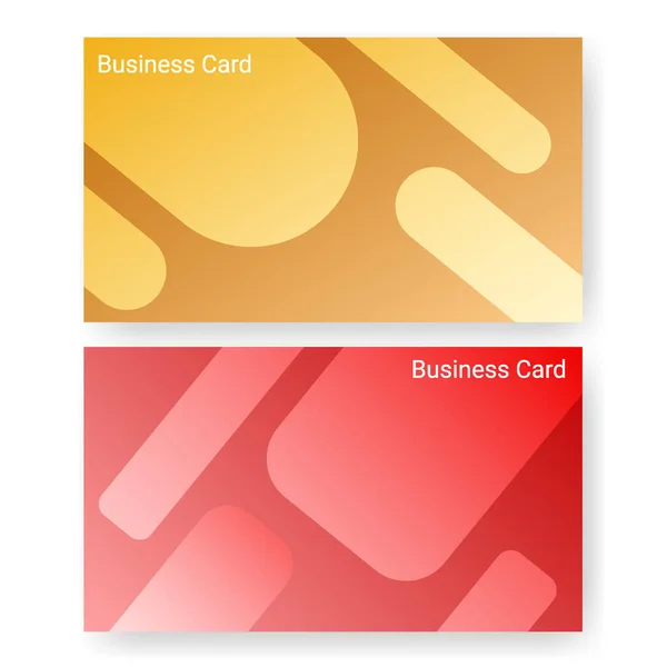 Business Card Name Template Set Art Pattern Template Poster Brochure — 图库矢量图片