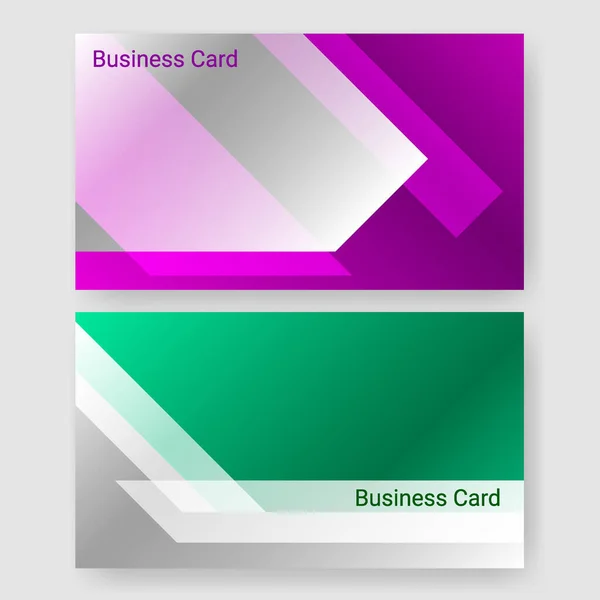 Business Card Name Template Steel Luminous Surface Template Poster Brochure — 图库矢量图片