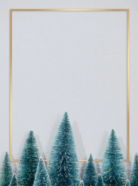 Mockup Frame Table Design Decoration Christmas Day — Stock Photo, Image