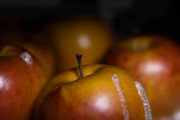 Bratäpfel Ofen Aus Nächster Nähe Gesunde Ernährung — Stockfoto