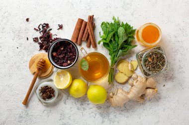 The concept of traditional medicine and health promotion with pure products, roots and herbs