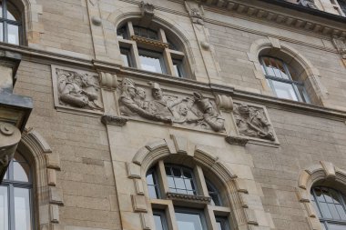 Yeni Hannover Belediye Sarayı. 20. yüzyılın başları mimarisi..