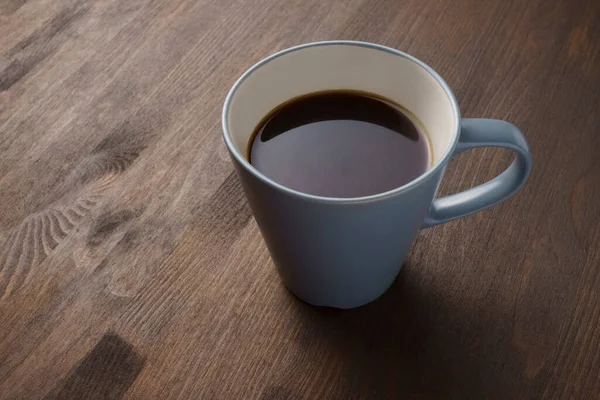 Cup Coffee Close Wooden Table — Stockfoto