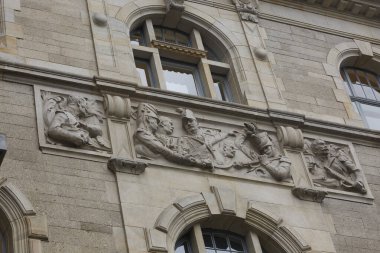 Yeni Hannover Belediye Sarayı. 20. yüzyılın başları mimarisi..